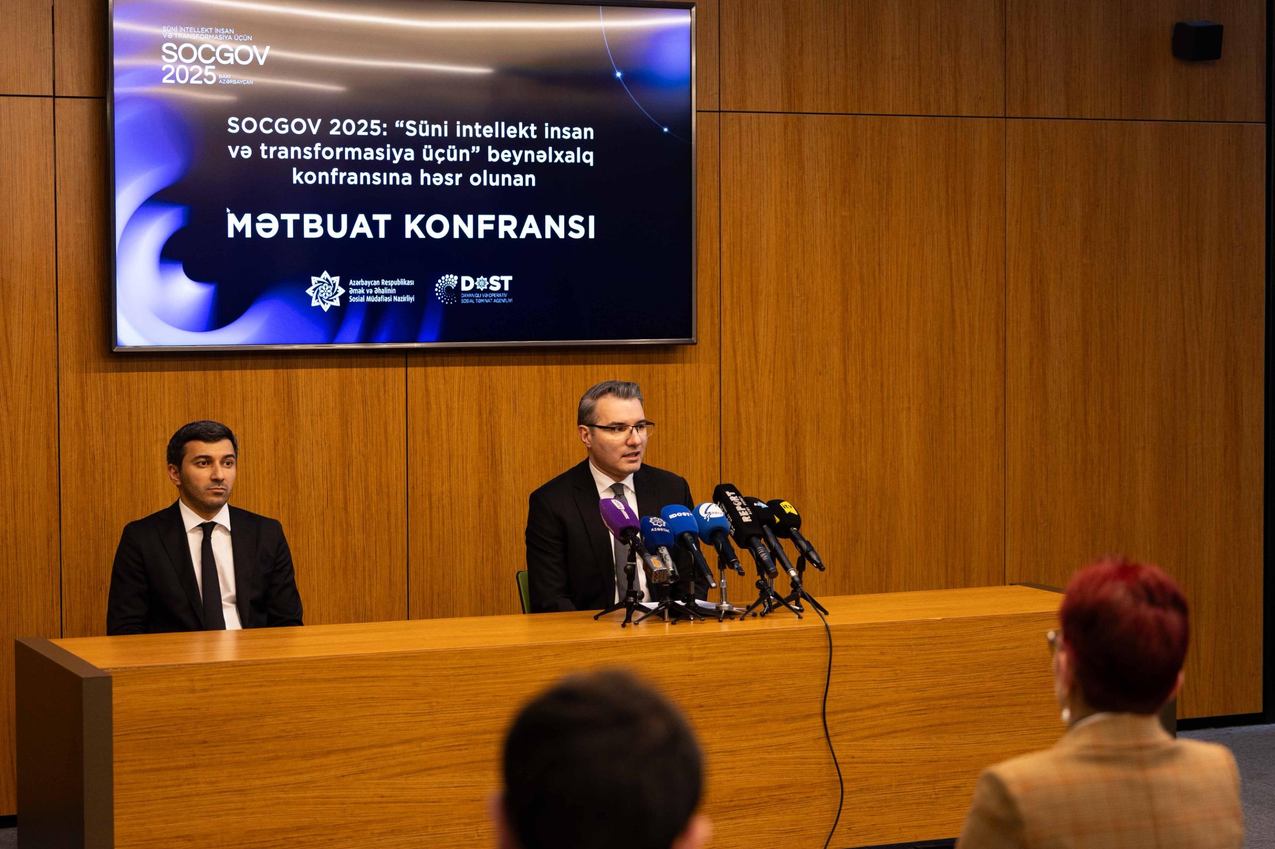SOCGOV 2025 beynəlxalq konfransı ilə bağlı mətbuat konfransı keçirilib