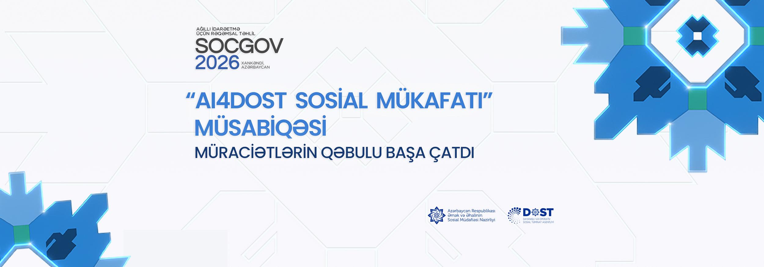 “AI4DOST Sosial Mükafatı” müsabiqəsinə müraciətlərin qəbulu başa çatıb